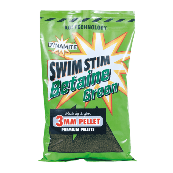 Dynamite Swim Stim Betaine Green Pellets - 900g-Pellets-dynamite-Irish Bait & Tackle