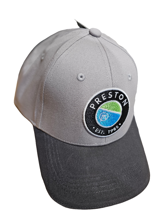 Preston Innovations Grey EST cap-Caps and Hats-Preston Innovations-Irish Bait & Tackle