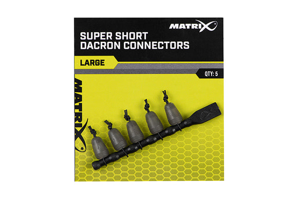 Matrix Super Short Dacron Connectors-Dacron Connector-Matrix-Irish Bait & Tackle