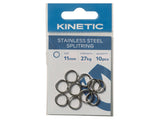 Kinetic Stainless Steel Splitrings-Stainless Steel Splitrings-Kinetic-Irish Bait & Tackle