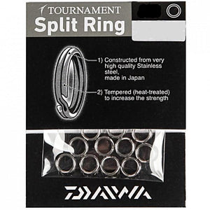 Daiwa Tournament Split Ring-Predator Accessories-Daiwa-#5 100lbs 12pc-Irish Bait & Tackle