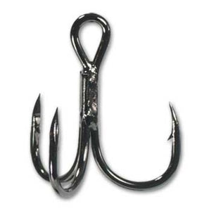 Owner 2X Strong Black Chrome Treble Hooks-Dennett-Irish Bait & Tackle